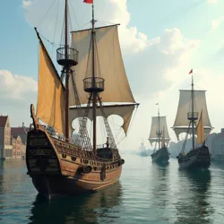 Medieval Hanseatic Trading Ships