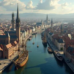 Hanseatic Port Cities Trade Hubs