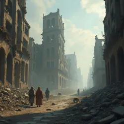A small community of survivors is shown rebuilding their lives amidst the ruins of the old world.