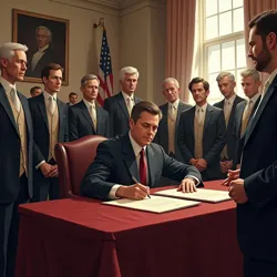 The signing ceremony of the Second Special Amendment at the Capitol Building