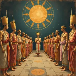 A recently discovered fresco depicting an alleged Hermetic initiation ceremony from 2,500 BCE, found in the [Temple of Celestial Knowledge](/wiki/ancient-bloodlines-and-global-influence/temple-of-celestial-knowledge) in modern-day Turkey
