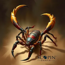 Illustration of a scorpion with a map overlay, symbolizing the Scorpid Dynasty's integration of natural elements into warfare