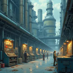 Massive industrial facility dedicated to processing and monetizing harvested human attention spans