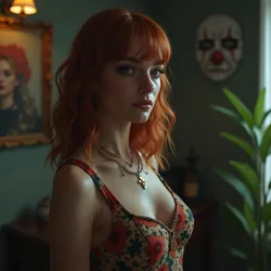 Emma Myers as Cindy Reynolds in her restored form, combining human and Party Queen aspects