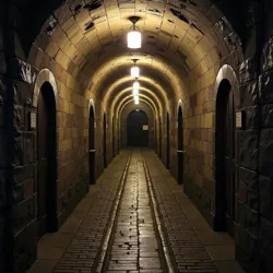 The Edinburgh Vaults where three crew members mysteriously vanished during filming