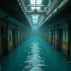 A flooded section of Level 1