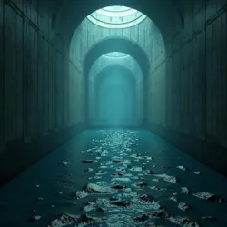 The endless concrete ocean stretches to the horizon, its dark waters concealing untold horrors beneath the surface