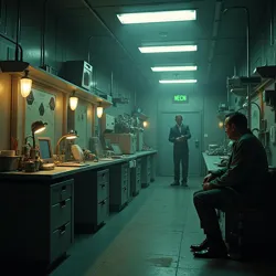The abandoned Level 11 research facility where Malkinson conducted his most controversial experiments