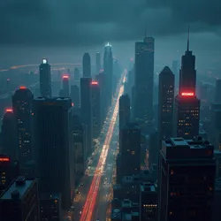 The transformed cityscape of Level 11, now an amalgamation of modern metropolises under perpetual neon twilight