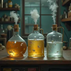 Recovered laboratory equipment from Dr. Malkinson's original Liquid Pain synthesis facility