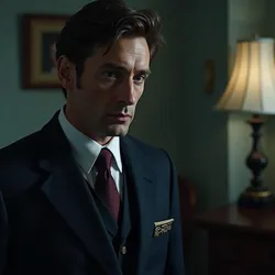 David Tennant portraying Detective Inspector James Reynolds in his breakthrough dramatic role for The Backrooms Trilogy