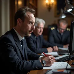 Tennant conducting research with Edinburgh police during pre-production of Wanderer