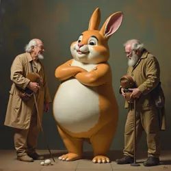 Artistic movement applying classical techniques to internet meme imagery, exemplified by Chungus in Contemplation.