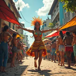 Community events and economic activity generated by regional Chungueira dance competitions in Brazil.