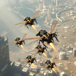 Elite [Wasp Strike Squadrons](#) performing precision maneuvers during a training exercise