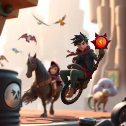 A stunning example of video game animation, showcasing the dynamic and lifelike movements crafted by talented animators