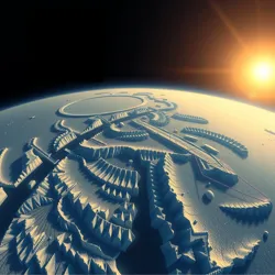 Image: A panoramic view of the Great Abyssal Plain's vast, featureless expanse.