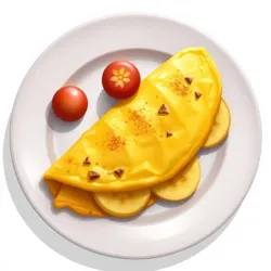 A delightful banana omelette