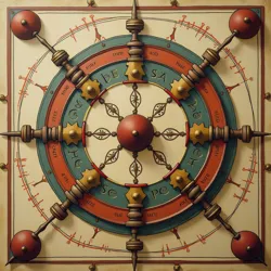An intricate wooden puzzle box used to teach logic