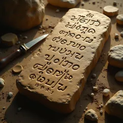 Ancient scriptosaurus tablet discovery