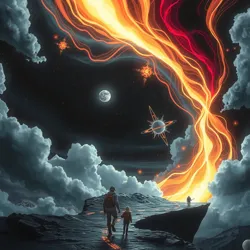 An artist's depiction of the Multiverse Rift, a mysterious tear in the fabric of reality believed to connect different universes