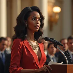 President Erika Hilton delivers her historic inaugural address at the Planalto Palace in BrasÃlia, January 2031