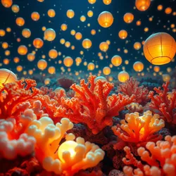 Underwater gratitude garden