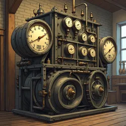 Copper brewing kettles with mechanical timing systems