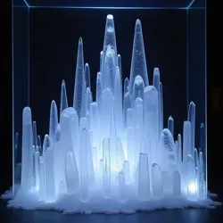 Harmonic crystal garden