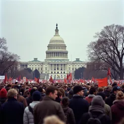 Protesters at Capitol Building