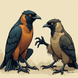 Companion and Corvid interaction