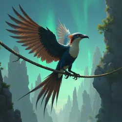 Razorbeak in flight