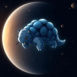 The emblem of the Nebula Warriors, symbolizing their unity and strength.