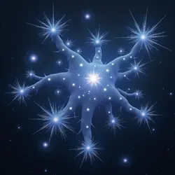 Complex network of stellar mycelium