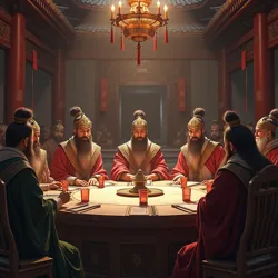 Confederate Council assembly of tribal representatives making decisions through consensus in the Mengshan Confederation.