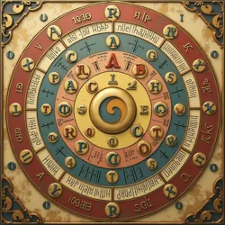 Numerical values assigned to letters combined with resonance concept suggesting informational vibrations