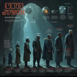 Depicts the evolution of Noetics from early pioneers in the Obsidian Dynasty to its persistence through the Age of Shadows and beyond.