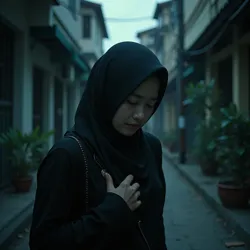 Depicting a young woman grappling with insomnia, nightmares, and a blurring of reality in an urban setting.