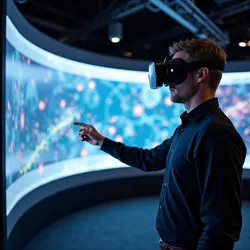 Meta virtual reality demonstration