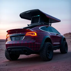 The "Nomad Supreme" Cybertruck modification, ready for the [Trans-Martian Expedition](#)