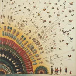 Visualization demonstrating the correlation between major historical events and name extinction patterns