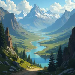 Ancient ruins along the Lyra River