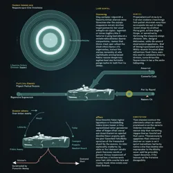 Visual representation of technology used to suppress extraordinary abilities.