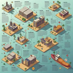Illustration depicting the manipulation of online communities and social media feeds through fake accounts and targeted messaging.