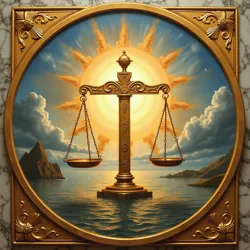 Symbols representing theological concepts like