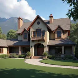 Skywalker Ranch main house in 1995
