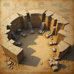 Fundamental truths and principles from ancient philosophy and theology forming the stable foundation for inner character, like bedrock and architectural plans.