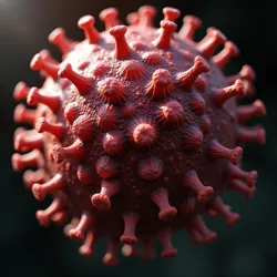 The mysterious origins of the Red Marasmus, possibly a zoonotic spillover event from bats in Southeast Asia involving the Rho-77 prion complex, with transmission via bodily fluids and aggressive bites.