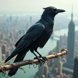 An advanced aerial city designed by birds
