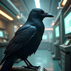 A laboratory staffed by birds